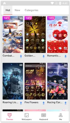 Bling Launcher android App screenshot 3